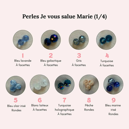 Dizainier doré à personnaliser The Delicate Rosary