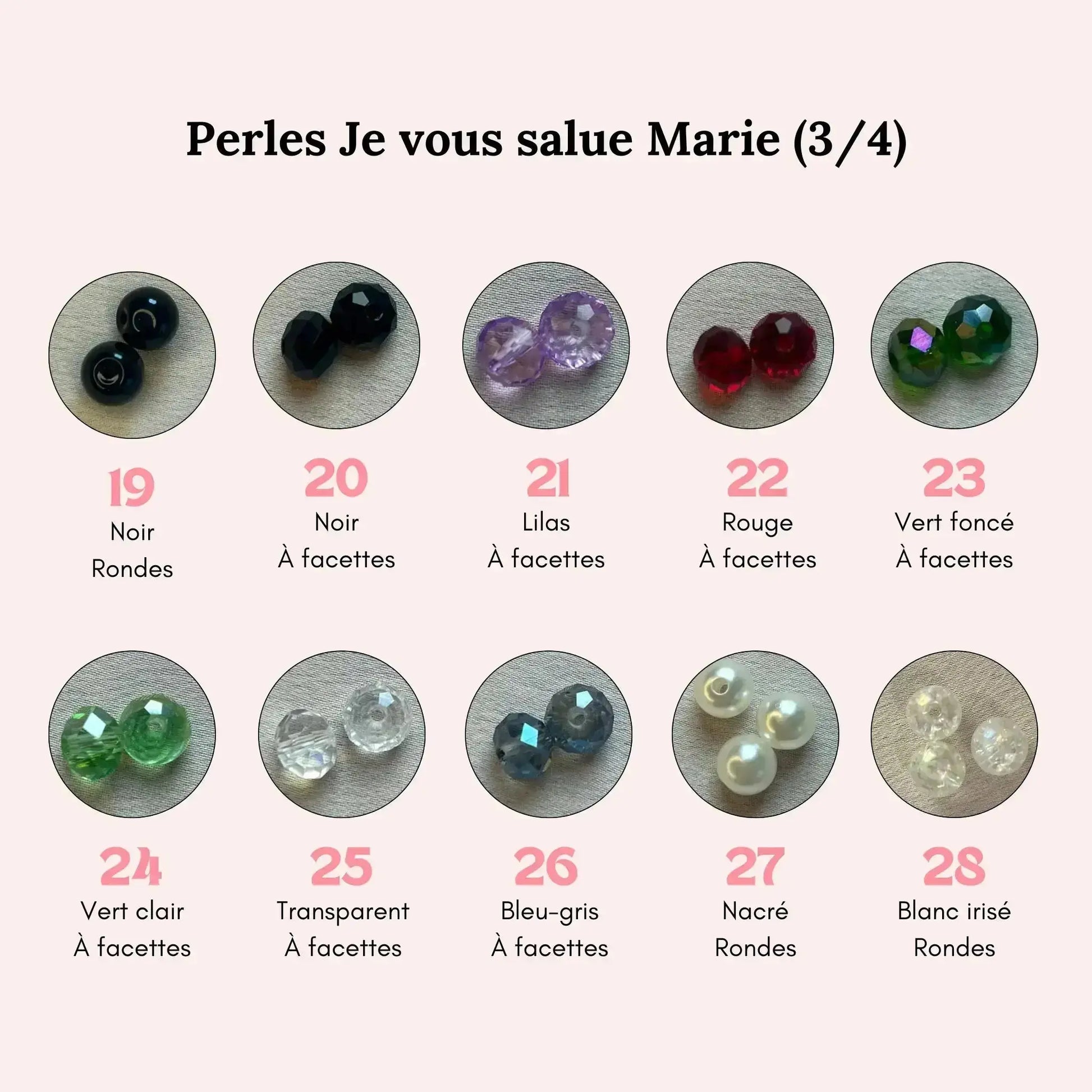 Dizainier doré à personnaliser The Delicate Rosary